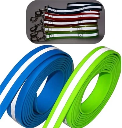 25mm Vattentät PVC Belagd Reflekterande Hund Leash