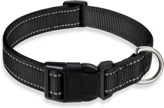 Säkerhetsreflekterande hundhalsband i nylon