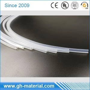 Gulaktig Resistant Square Silicone Tub Sleeve För LED-ljus