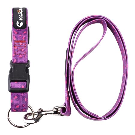 Easy Release Eco Friendly hundhalsband spänne och koppel Set